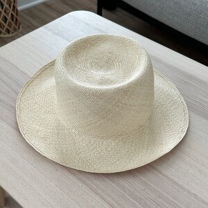 Stylish Cream Straw Hat